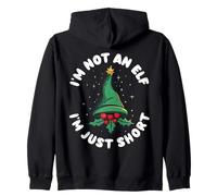 I'm Not An Elf I'm Just Short Funny Christmas For Boys Girls Sudadera con Capucha