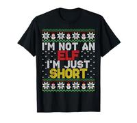 I'm Not An Elf I'm Just Short - Funny Ugly Christmas Humor Camiseta