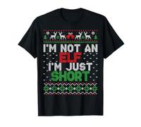 I'm Not An Elf I'm Just Short - Funny Ugly Christmas Humor Camiseta