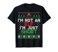 I'm Not An Elf I'm Just Short - Funny Ugly Christmas Humor Camiseta