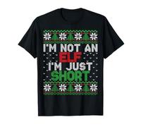 I'm Not An Elf I'm Just Short - Funny Ugly Christmas Humor Camiseta