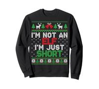 I'm Not An Elf I'm Just Short - Funny Ugly Christmas Humor Sudadera