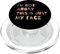 I'm Not Angry This Is Just My Face, Cita Divertida de introvertidos PopSockets PopGrip para MagSafe