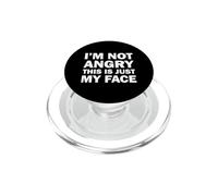 I'm Not Angry This Is Just My Face PopSockets PopGrip para MagSafe