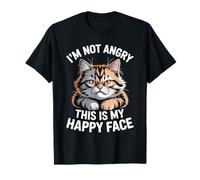 I'm Not Angry This Is My Happy Face Desajuste de emociones Camiseta
