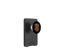 I'm Not As Think As You Dumb I Am Juego de Palabras confuso PopSockets PopWallet para MagSafe
