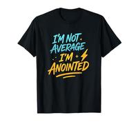 I'm Not Average I'm Anointed, Bold Christian Youth Apparel Camiseta
