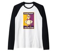 I'm Not Bossy I Am The Boss Funny Nurse Teacher Mom Kid Camiseta Manga Raglan