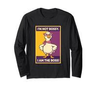 I'm Not Bossy I Am The Boss Funny Nurse Teacher Mom Kid Manga Larga