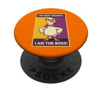 I'm Not Bossy I Am The Boss Funny Nurse Teacher Mom Kid PopSockets PopGrip Adhesivo