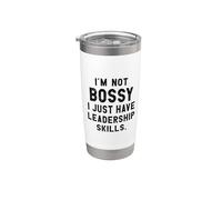 I'm not bossy I just have leadership skills Divertida Vaso térmico de acero inoxidable de doble pared