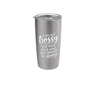 I'm Not Bossy I Just Know What You Should Be Doing Vaso térmico de acero inoxidable de doble pared