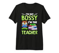 I'm Not Bossy I'm The Teacher Owl Teach School Teachers Camiseta Premium