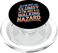 I'm Not Clumsy I'm Just A Walking Hazard Accidente PopSockets PopGrip para MagSafe