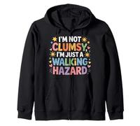 I'm Not Clumsy I'm Just A Walking Hazard Accidente - Sudadera con Capucha