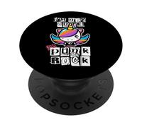 I'm Not Cute I'm Punk Rock Unicornio PopSockets PopGrip Adhesivo