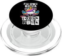 I'm Not Cute I'm Punk Rock Unicornio PopSockets PopGrip para MagSafe