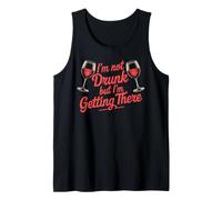 I'm Not Drunk But I'm Getting There Fun Bar Jokes Camiseta sin Mangas