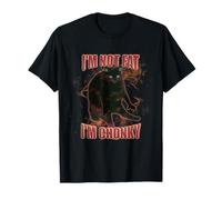 I'm Not Fat I'm Chonky Funny Cat Meme Camiseta