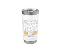 I'm Not Fat I'm Pregnant Vaso térmico de acero inoxidable de doble pared