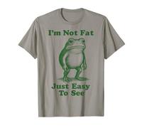 I'm Not Fat Just Easy To See Curvilínea Camiseta