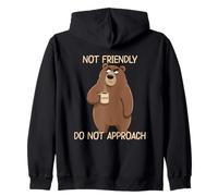 I'm Not Friendly Do Not Approach Sudadera con Capucha