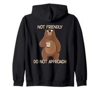 I'm Not Friendly Do Not Approach Sudadera con Capucha