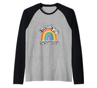I'm Not Gay My Husband Is Orgullo LGBTQ ||-- Camiseta Manga Raglan