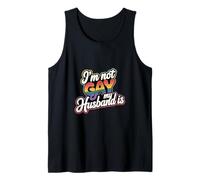 I'm Not Gay My Husband Is Orgullo LGBTQ ||--- Camiseta sin Mangas