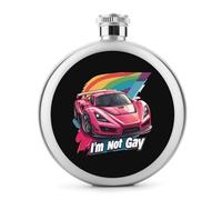 Im Not Gay - Termo deportivo para licor, botella de vino portátil de acero inoxidable