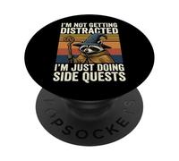 I'm Not Getting Distracted I'm Just Doing Side Quests PopSockets PopGrip Adhesivo