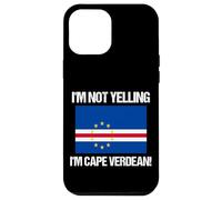 I'm Not Gritando Cabo Verde Bandera de Cabo Verde Carcasa para iPhone 12 Pro MAX