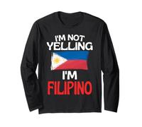 Im Not Gritando Im Filipino Funny Philippines Cita Manga Larga