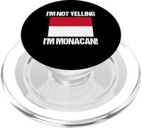 I'm Not Gritando Monacan Country Flag Mónaco PopSockets PopGrip para MagSafe