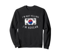 I'm Not Griting, I'm Korean - Bandera Divertida del Orgullo de Corea Sudadera