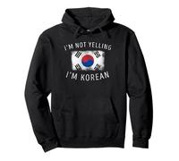 I'm Not Griting, I'm Korean - Bandera Divertida del Orgullo de Corea Sudadera con Capucha