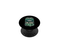 I'm Not Ignoring You I'm Just Tired Agotamiento introvertido PopSockets PopGrip Adhesivo