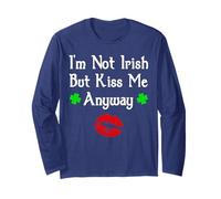 I'm Not Irish But Kiss Me Anyway Funny St. Patrick's Day Manga Larga