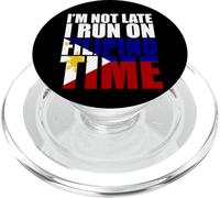 I'm Not Late I Run On Filipino Time - PopSockets PopGrip para MagSafe