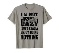 I'm Not Lazy I Just Enjoy Doing Nothing Skeleton Bones Sofá Camiseta