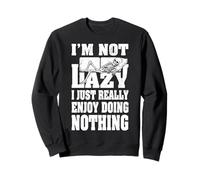 I'm Not Lazy I Just Enjoy Doing Nothing Skeleton Bones Sofá Sudadera