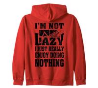 I'm Not Lazy I Just Enjoy Doing Nothing Skeleton Bones Sofá Sudadera con Capucha
