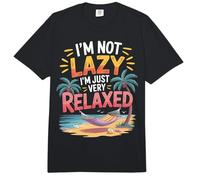 I'm Not Lazy I'm Just Very Relaxed Relájate Relájate |- Comfort Colors Adult Heavyweight T-Shirt