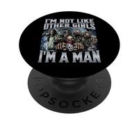 I'm Not Like Other Girls I'm A Man PopSockets PopGrip Adhesivo