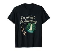 Im Not Lost Im Discovering Waterfall Adventure Cita Camiseta