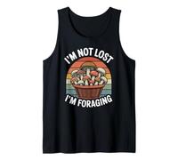 I'm Not Lost I'm Foraging Mycologist Mushroom Camiseta sin Mangas