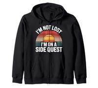 I'm Not Lost I'm On A Side Quest Gamer Nerd Joke - Sudadera con Capucha