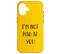 I'm Not Mad at You Funny Idea White Lie Party Carcasa para iPhone 16