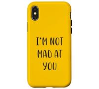 I'm Not Mad at You Funny Idea White Lie Party Carcasa para iPhone X/XS