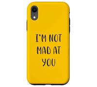 I'm Not Mad at You Funny Idea White Lie Party Carcasa para iPhone XR